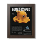 Dumbo Octopus Framed Poster | Marine Biology Wall Art