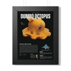 Dumbo Octopus Framed Poster | Marine Biology Wall Art
