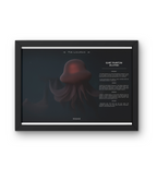 Phantom Jellyfish Poster | Deep-Sea Marine Wall Art