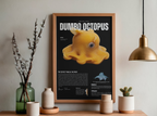 Dumbo Octopus Poster | Marine Biology Wall Art