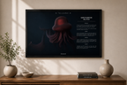 Phantom Jellyfish Poster | Deep-Sea Marine Wall Art
